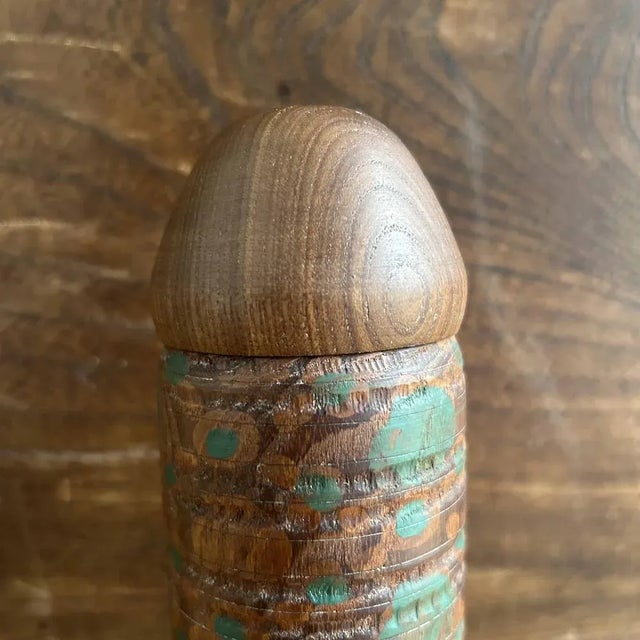 Vintage Kokeshi Doll by Miyajima Muhitsu, Japan For Sale - Image 9 of 11