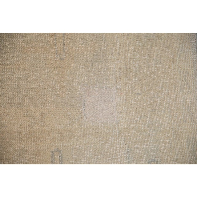 Vintage Distressed Oushak Carpet - 5'6" x 6'8" For Sale - Image 9 of 10