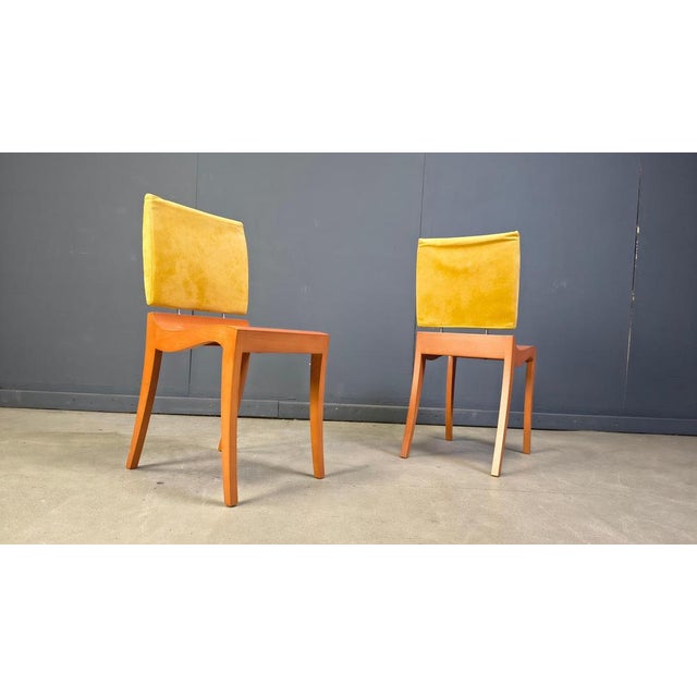 Set of 6 Finn dining chairs designed by Thibault Desombre and produced by Ligne Roset, France. Made out of carefully...