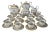Antique French Porcelain Tea Service, 1840, Set of 16 For Sale