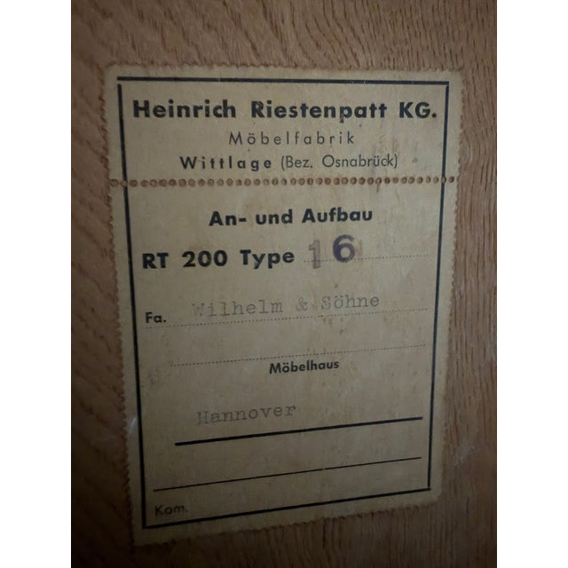 Teak RT 200 Secretary by Heinrich Riestenpatt, Germany, 1960s For Sale - Image 4 of 11