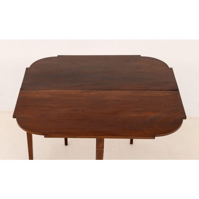 George III Style Mahogany Flip-Top Table For Sale - Image 10 of 11