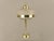 Ladys Desk Lamp in Brass and Glass, France, 1910s For Sale - Image 12 of 18