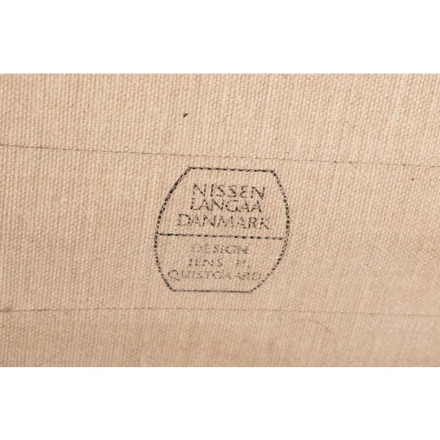 Stokke Lounge Chair by Jens H. Quistgaard for Nissen Langaa Restored in Suede Leather on a Rosewood Frame, Denmark For Sale - Image 9 of 10