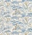 The House of Scalamandré Kelmescott Hand Block Print Fabric, Porcelain For Sale