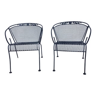 Vintage Used Wrought Iron Patio And Garden Furniture Chairish