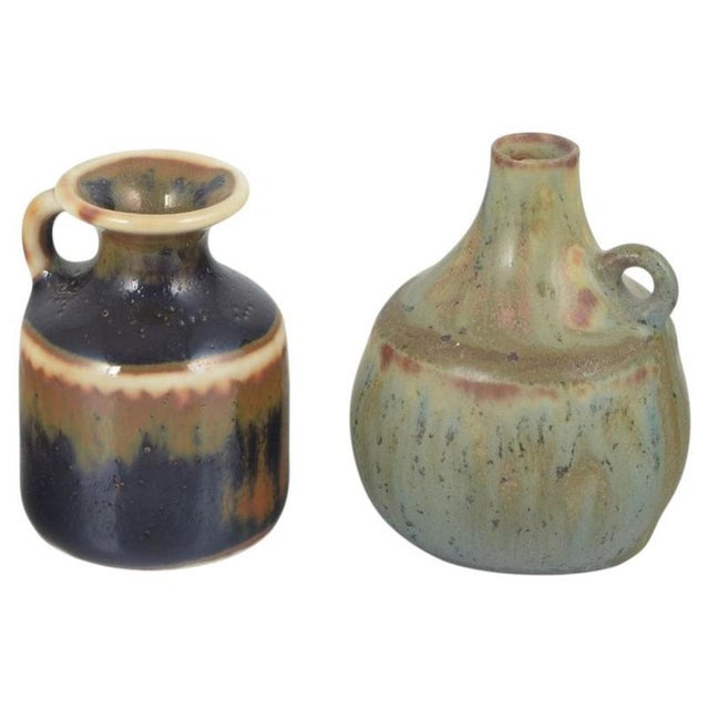 Mid-20th Century Miniature Ceramic Vases by Carl-Harry Stålhane for Rörstrand, Set of 2 For Sale - Image 5 of 5