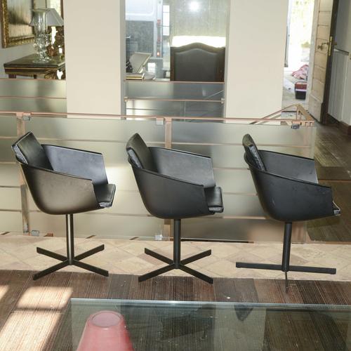 Strip Chairs in Polypropylene by Carlo Colombo for Poliform, 2000s, Set of 3 For Sale - Image 4 of 9