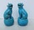 Mid 20th Century Chinese Turquoise Glazed Kylin - a Pair For Sale - Image 9 of 9