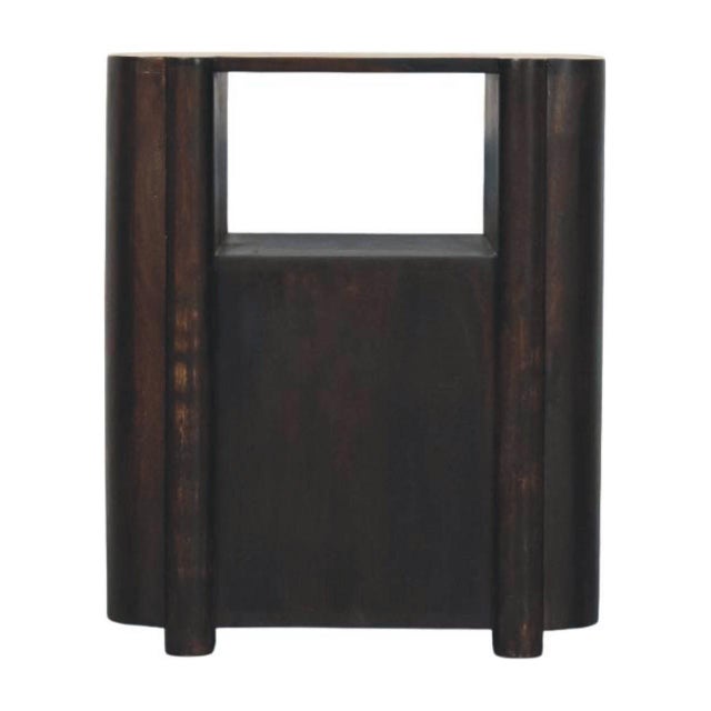 Rattan Mango Wood Nightstand For Sale - Image 9 of 9