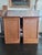 Mission Stickley Style Oak Mission Nightstands (Pair) With Inlaid Gillot & Cie Tile For Sale - Image 3 of 13