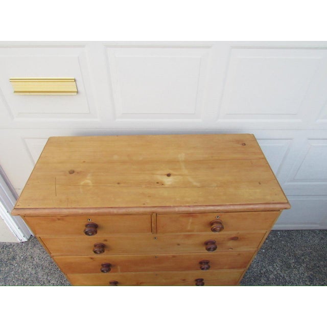 Antique Scottish Pine Chest of Drawers For Sale In San Francisco - Image 6 of 18