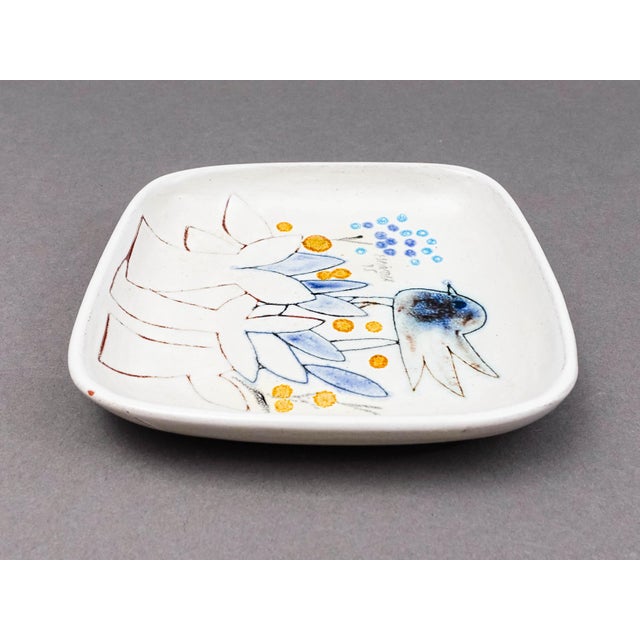 1975 Susana Espinosa Signed Mid-Century Modern Puerto Rico Studio Art Pottery Dish For Sale In Miami - Image 6 of 10