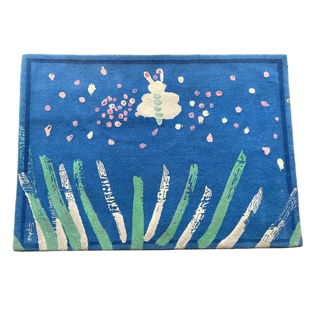 Sophie Rug in Hand-Tufted Wool from Tisca, France, 1990s For Sale - Image 10 of 10