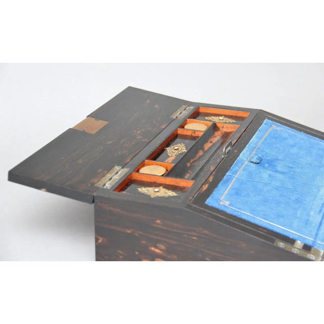 Coromandel Writing Slope, 1880s For Sale - Image 6 of 10