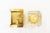 Gold Gold Maritim Glass and Brass Wall Lamps by Vitrika, 1970s, Set of 2 For Sale - Image 8 of 9