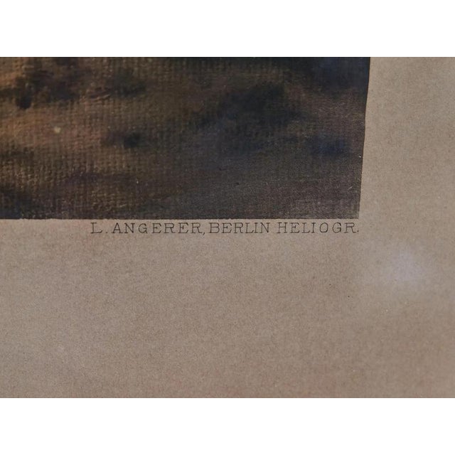 H. Schmidt, Mittag in Der Heide, Heliogravure under Glass, Framed For Sale - Image 10 of 12
