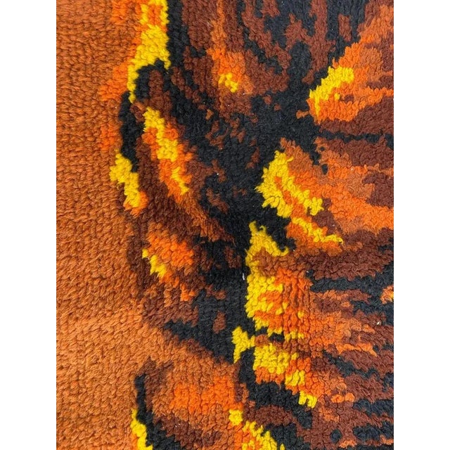 French Art Deco Rug, 1940s For Sale - Image 3 of 13