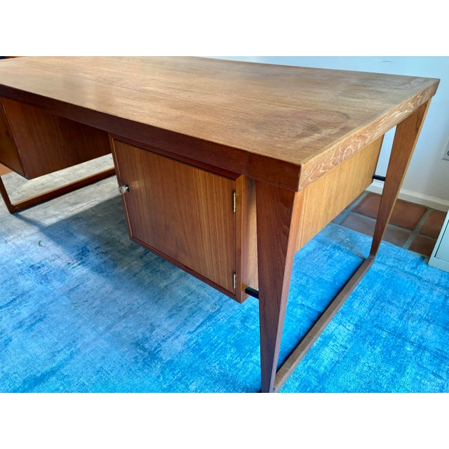 1960s Kai Kristiansen Teak Desk Fm Møbler For Sale In Phoenix - Image 6 of 8