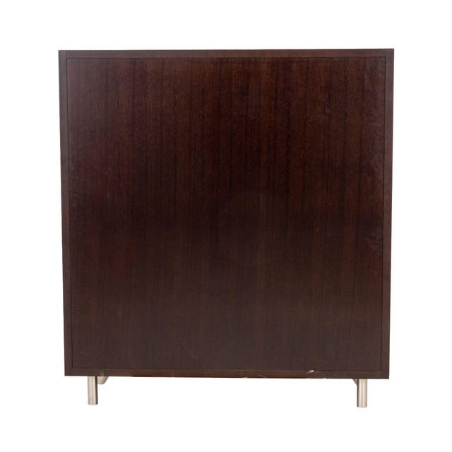 Brown Antonio Citterio Style Wenge Wood Armoire For Sale - Image 8 of 8
