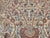Antique Bijar Carpet Oriental Carpet, Handmade, Ivory, Coral, Light Blue, Taupe For Sale - Image 4 of 17