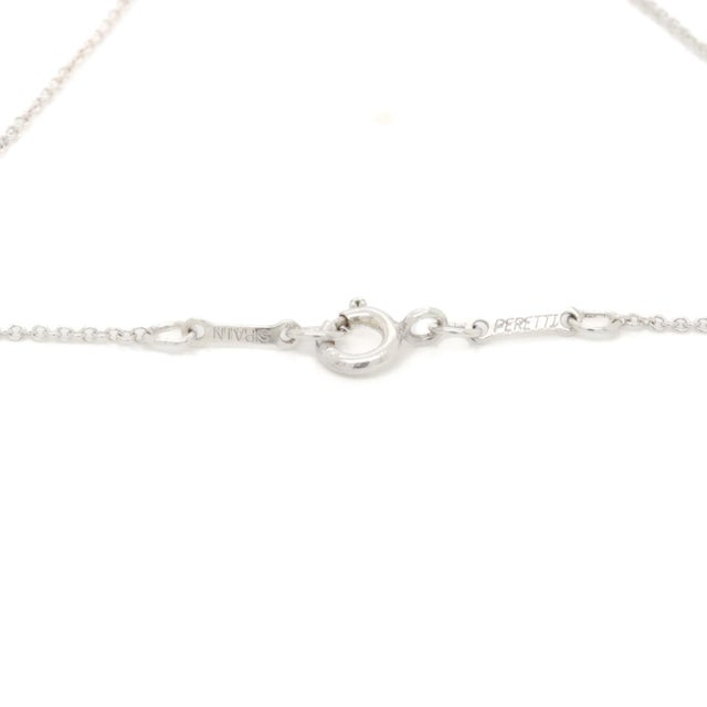 Tiffany & Co. Elsa Peretti Sterling Silver Open Heart Pendant Necklace For Sale - Image 12 of 12
