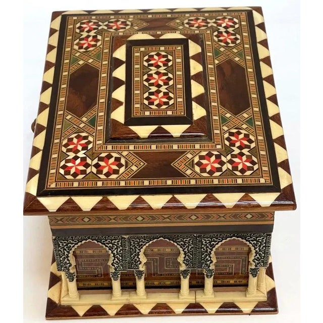 Mid 20th Century Architectural Model Box of the Alhambra Palace, With Key For Sale - Image 4 of 10