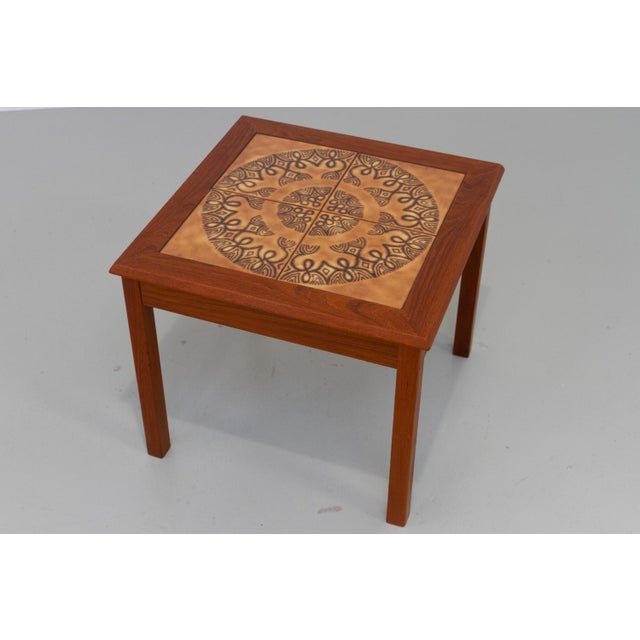 Danish Teak and Tile Side Table, 1960s For Sale - Image 16 of 16