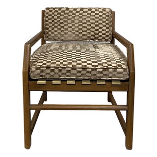 Newly Upholstered MCM Armchair Attributed to Jack Cartwright for Founders For Sale