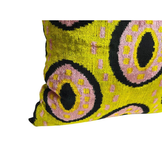Large Silk Cushion Cover with Eye Design, 2000s For Sale - Image 9 of 11