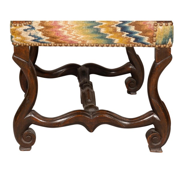French Louis XIV Walnut Armchairs - A Pair For Sale - Image 3 of 13