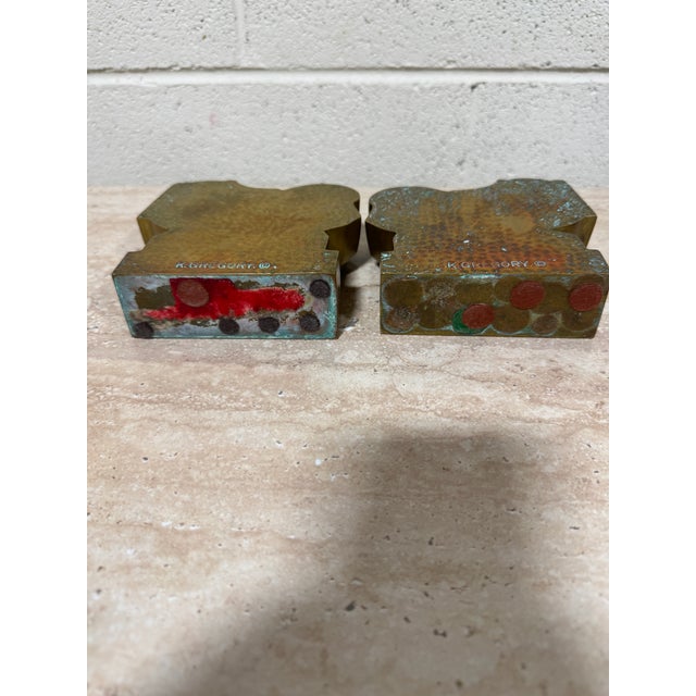 Bronze Art Deco Bronze Pekinese Bookends For Sale - Image 8 of 8