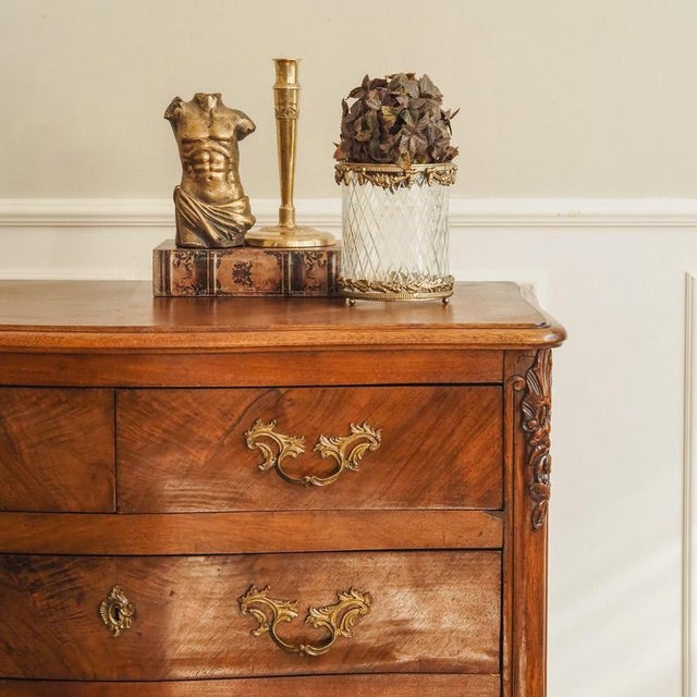 Louis XV Walnut Chest of Drawers, 1900s For Sale - Image 3 of 18