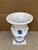 Ceramic Monumental Blue & White Majolica Grecian Urn With Jupiter Ammon Motifs For Sale - Image 7 of 17