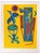 Cécile De Bruijn, Woman With a Bird, 1950, Silkscreen For Sale