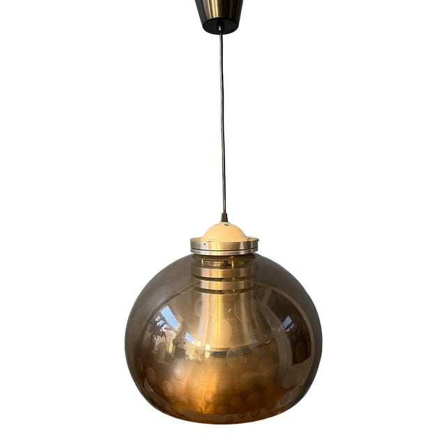 Space Age Mushroom Pendant Lamp by Herda, 1970s For Sale