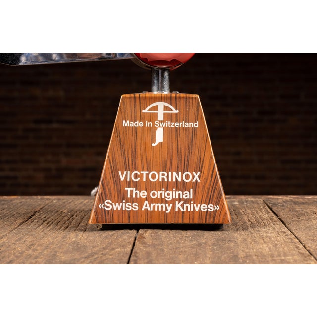 Vintage "Victorinox" Swiss Army Knife Mechanical Store Display For Sale - Image 11 of 11