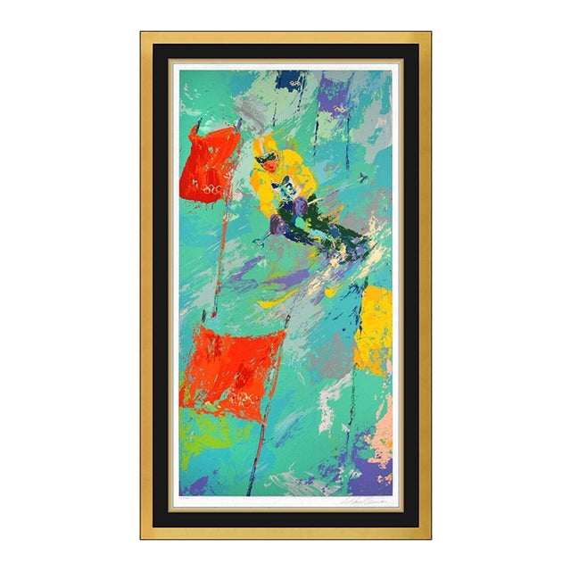 Late 20th Century Winter Olympic Skiing, LeRoy Neiman For Sale