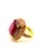 Bochic "Orient" Vintage Ruby, Diamond & Pink Sapphire Ring Set 18K Gold & Silver For Sale - Image 11 of 18