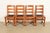 Mission Limbert Antique Mission Oak Arts & Crafts Ladder Back Dining Chairs, Set of Four For Sale - Image 3 of 14