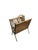 Stitched Leather Magazine Rack by Jacques Adnet, 1950s For Sale - Image 10 of 10