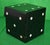Vintage c1963 Asprey of Bond Street London black morocco leather dice cube gaming deluxe boxed set Contents include: (4)...