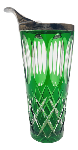 Art Deco Crystal Cocktail Shaker by Wolfgang Wolf, Germany, 1950s
