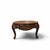 Vintage Louis XV Style Oval Coffee Table With Figured Wood Top For Sale - Image 14 of 14