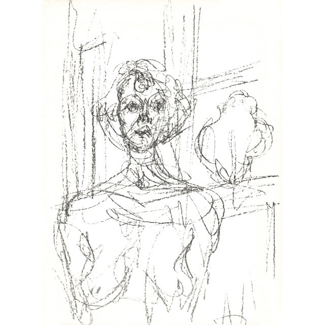 Original 1964 Lithograph "Annette" by Alberto Giacometti For Sale