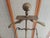 Brass Vintage Art Deco Brass Gentleman's Valey Stand With Cannon Ball 1950's- 1960's Garment Rack. For Sale - Image 8 of 14