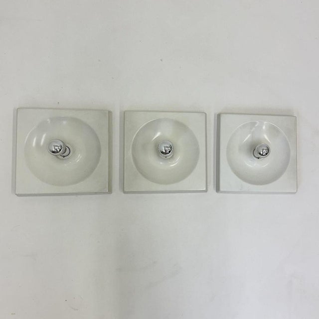 Quadro Wall Lamps from Schönbuch, 1970s, Set of 3 For Sale - Image 14 of 18