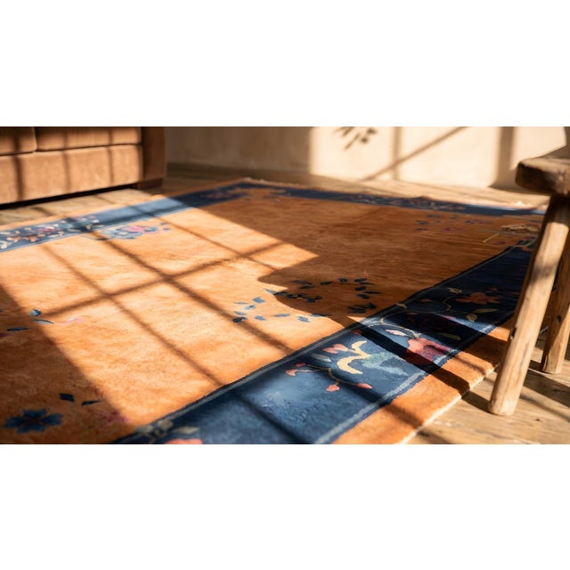 1920s Chinese Art Deco Carpet For Sale In New York - Image 6 of 8