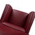 Animal Skin Set of Model 322 Lounge Chair and Ottoman in Bordeaux Red Leather from Rolf Benz For Sale - Image 7 of 18