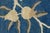 Textile Antique Chinese Peking Art Deco Wool Rug in Indigo Blue and Cream, Circa 1920s For Sale - Image 7 of 12